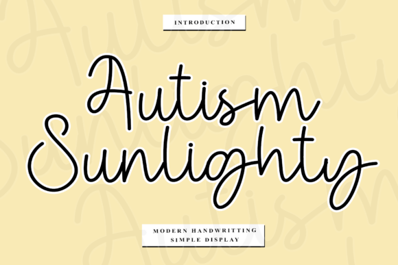 Autism Sunlighty: The Warm, Rhythmic Font for Modern Campaigns