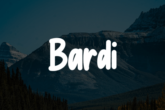 Bardi: A Display Font for Editorial Adventures