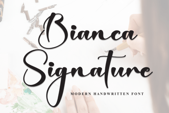 Bianca Signature: A Craft-Friendly Script Font for Modern Makers