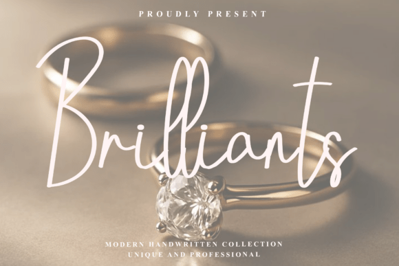 Brilliants Font: A Handwritten Typeface for Stop-Scrolling Brand Visuals