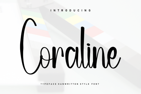 Coraline: A Handwritten Font for Authentic Marketing
