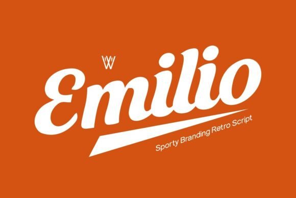 Emilio: A Bold Retro Script Font for Dynamic Campaigns