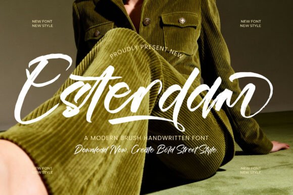 Esterdam: A Modern Script Font Built for Impact