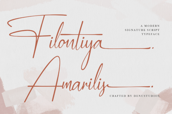 Filontiya Amarilis: A Script Font Built for Premium Impact