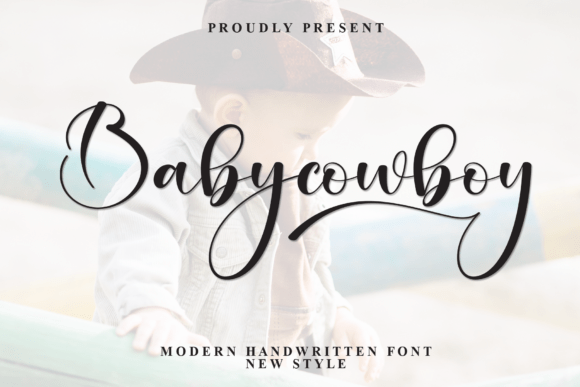 Introducing Babycowboy: A Craft-Friendly Handwritten Script Font