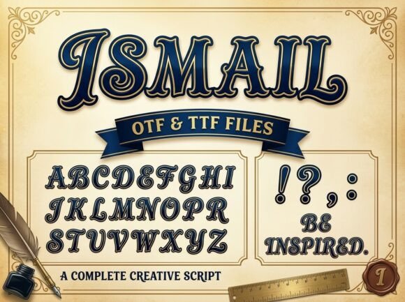 Ismail: The Elegant Script Font Makers Adore