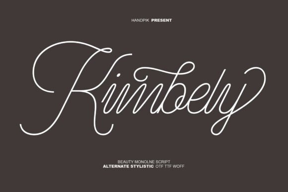 Kimbely: A Designer's Review of This Elegant Script Font