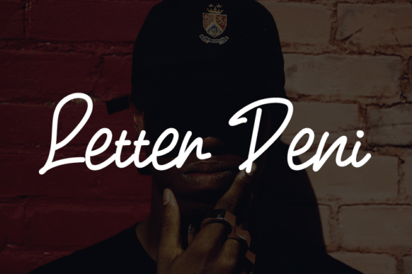 Letter Deni: A Refined Script Font for Editorial Personality