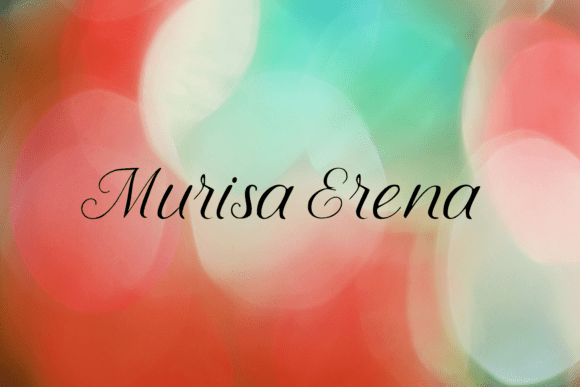 Murisa Erena: A Script Font Crafted for Digital Elegance