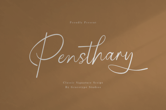 Pensthary: A Classic Signature Script for Editorial Mood