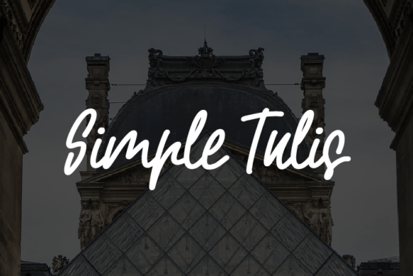 Simple Tulis: A Refined Modern Font for Thoughtful Branding