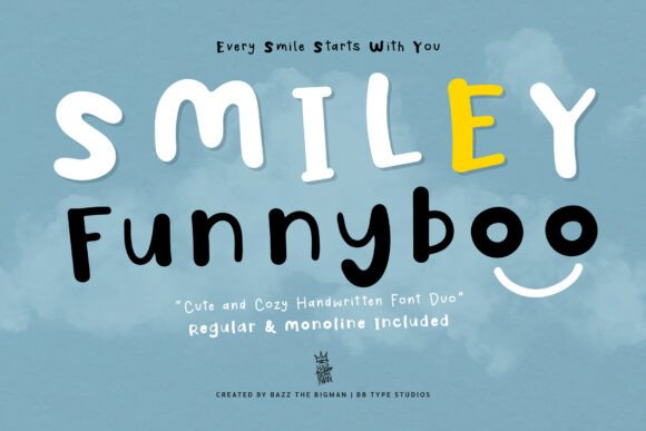 Smiley Funnyboo: A Versatile Script Font for Editorial Expression